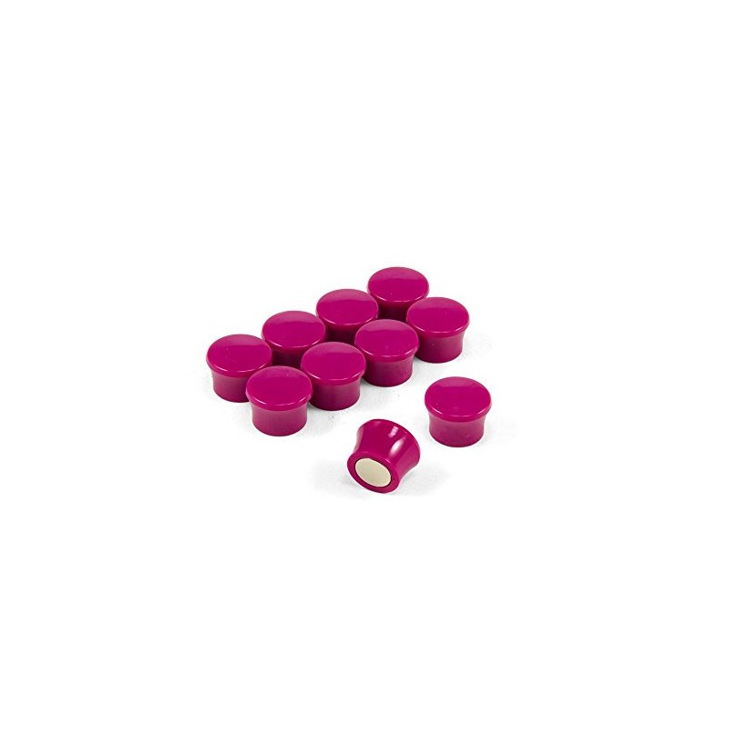 Small High Performance Pink Memo Board Magnets for Fridge, Whiteboard,