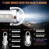 Ciwuzxs Keychain Flashlights Rechargeable, 800 Lumens EDC Mini Flashlights, COB