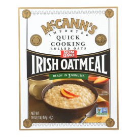 UD_Mccann's Irish Oatmeal Quick Cooking Rolled Oats - Case Of 12 - 16 Oz.