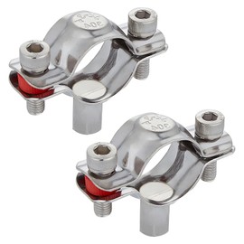 RITUIPIO 2PCS Lengthen Split Ring Pipe Hanger 304 Stainless Steel Heavy Duty Pipe Supports For Pipe OD 48-51mm(1.89-2.01in) Tube Rod Fixing
