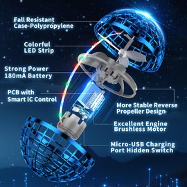 2025 AI Flying Orb Ball Toys, Galaxy Cosmic Globe Boomerang Hover Ball, Hand Drone Orbit, Galactic Fidget Spinning, Birthday Cool Stuff for 6 7 8 9 10+ Year Old Boys Girls Teens Outdoor