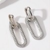 Paperclip Earrings for Women Lightweight Chain Link Dangle Earrings with