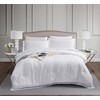 Boho King Size Comforter Set White 3 Pieces Tufted Tassel