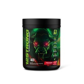 12 STRONG Pre-Workout - 730g - BULL Nutrition (40 Servings) (730g, Sour Cherry)