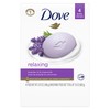 Dove Dove Relaxing Beauty Bar gentle skin cleanser Lavender more