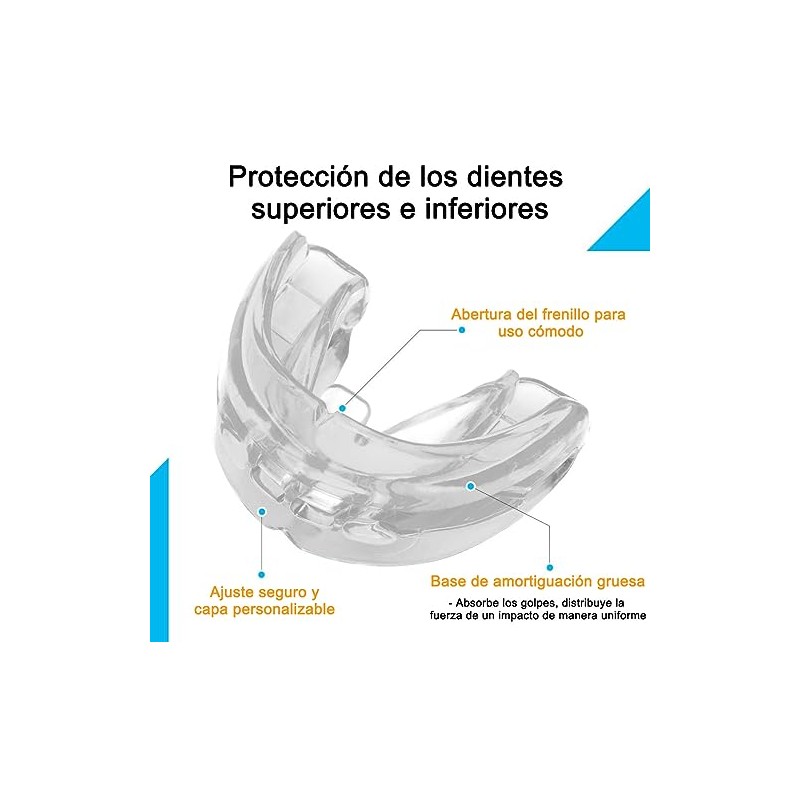 Guarda dental para dormir para evitar los ronquidos. SIN NECESIDAD