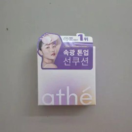 Athe 아떼 비건 릴리프 라이팅 톤업 선 쿠션 미스티퍼플 SPF 50+ ATTE Vegan Relief Lighting Tone-Up Sun Cushion Misty Purple SPF 50+