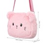 TENDYCOCO Plush Shoulder Bag Cute Furry Girls Handbag Cat Cross