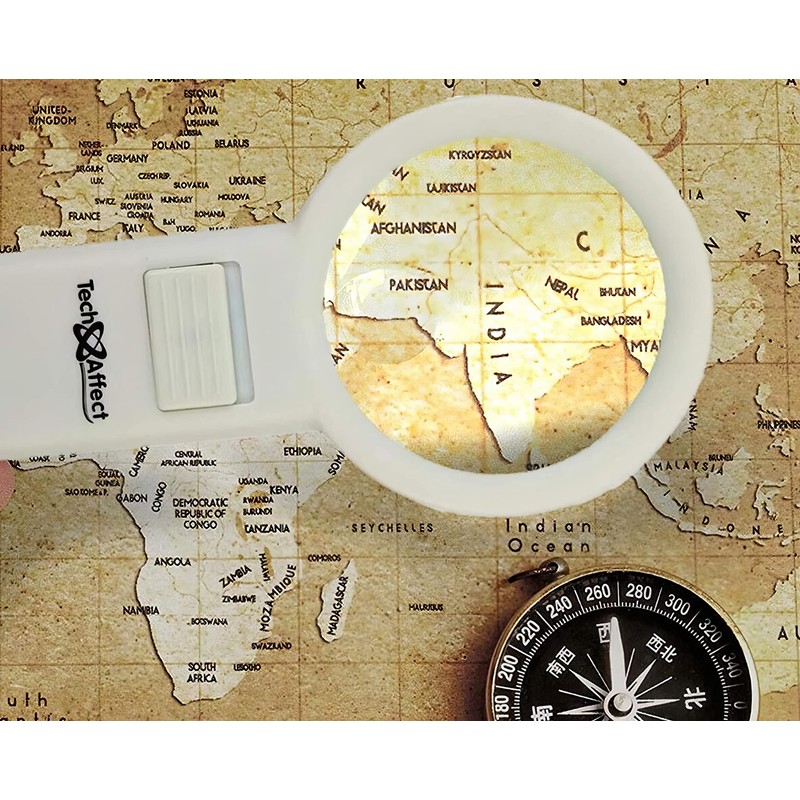 Hand Held Magnifying Glasses with Light - Strong Magnifier with