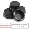 RhinoTuning Wheel Hub Caps Outer 66 mm Inner 61 mm
