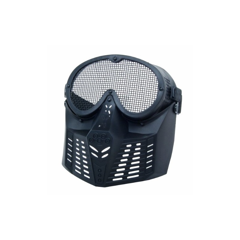 GSG Maske 204249 Face Mask with Metal Grille Black