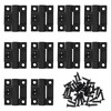 GTILE 10 Pack Adjustable Torque Hinge, 43mmx36mm 4 Countersunk Holes