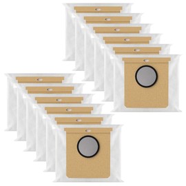 HIHEPA 12Pack 2.5L Dust Bags for Eufy L60/L60 SES /L50/L50 SES Vacuum Cleaner 4000pa,Replacement Dust Bag for Conga Home 1000,8090 Ultra,9090AI,for Haier H9 Plus Vacuum Cleaner, HH-L50-12