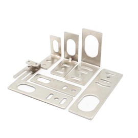 Haldzemo M8 M12 M18 SN04 L-Shaped Straight I Type Mounting Iron Bracket for Photoelectric Switch Inductive Proximity Sensor (10 Pack, M8-L Type)