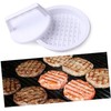Molde para Hamburguesas de Plástico Pp, Juego de 6 Piezas