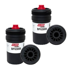 BF63000 Spin-On Fuel Filter fits Cummins/PACCAR Engines (2Pack)