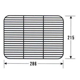 AG 18-8 Stainless Steel Square Butt, 11.2 x 8.4 x 0.5 inches (283 x 214 x 12 mm), Pack of 12