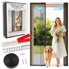 MAGZO Magnetic Screen Door with Sliding Track, Fits 30'' x