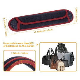 UOZL - Paquete de 2 almohadillas para orejas universales para bolsas antideslizantes y gruesas, mejoran la comodidad y estabilidad de las bolsas de hombro, bolsas de mensajero, mochilas y cinturones