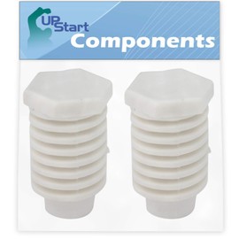 2-Pack 49621 Leveling Foot Replacement for Roper RED4640YQ0 Dryer - Compatible with 49621 Dryer Leveling Leg Foot - UpStart Components Brand