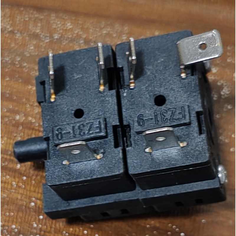 FZ31-9 8-pin 6-Speed selector Switch Cycle Gear Double Layer Rotary