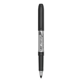 BIC Intensity Permanent Marker, Fine Point, Black, 24/Pack (GPM241-BLK)