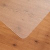 Floortex 51" x 48" Recyclable Chair Mat For Hard Floor