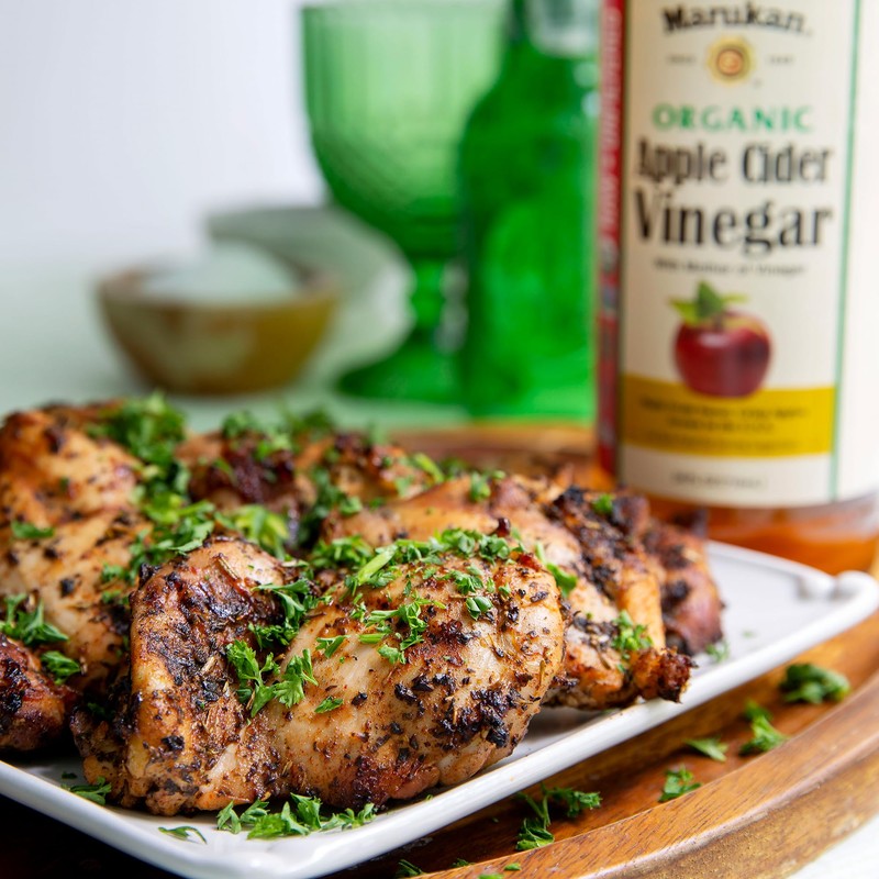 Marukan Organic Apple Cider Vinegar With Mother, Raw & Unfiltered,