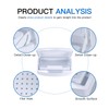 (White) - Nail Tools Plastic Disinfection Box Beauty Tool Disinfection