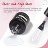 JODSONE 2 Bottles of Top Coat Base Coat Set No