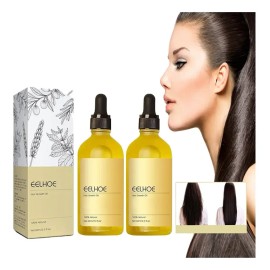 60ml*2 Aceite Vegano Natural For El Crecimiento Del Cabello