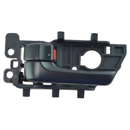 TRQ Driver Side Interior Door Handle Bezel Black Compatible with 2010-2013 Kia Forte Forte Koup