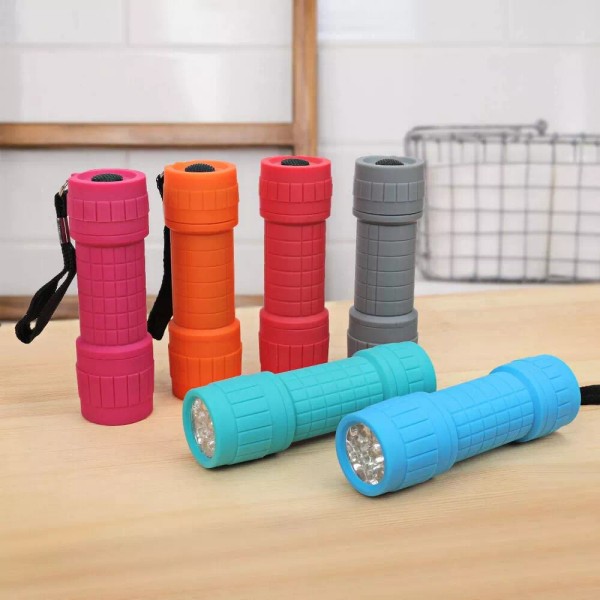 EverBrite 9 LED Pocket Flashlight Handheld Torch with Lanyard and