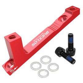 BUCKLOS PM/is Front Rear 180/203mm Disc Brake Caliper Mount Adapter Gear Parts Accessories, CNC Machined Aluminum Alloy Rotor Adapter with Bolts