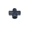 ERA 3/4” PVC Cross Fitting Schedule 80 – Gray Socket