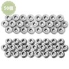 50pcs M5 Hex Flange Nuts Serrated Hex Flange Lock Nuts