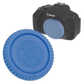 Fotodiox Blue Designer Body Cap Compatible with Canon EF and EF-S Mount Cameras