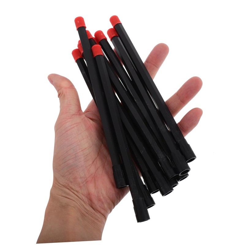 Zerodeko 10pcs Tire Valve Extension Nozzle Durable Plastic Valve Extender