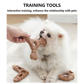 HRLPHXCM Dog Toys for Aggressive Chewers Puppy Teething Toys Dog Chew Bones Dog Toys to Keep Them Busy (Dart)