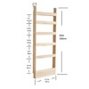 Heehee Solid Wood Bookshelf Bookcase Book Shelf Organizer for Books,