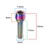 SING F LTD 12PCS Bike Stem Bolts M5x17mm Titanium Alloy