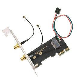 Xiwai Adaptador de tarjeta de red inalámbrica NGFF A/E-Key WiFi a M.2 NGFF Key-M NVME Adaptador SSD para AX200 WiFi 6 Bluetooth 5.1