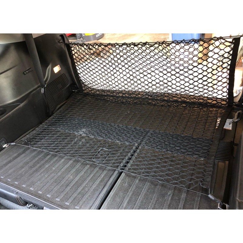EACCESSORIES EA(2 Qty) Rear Trunk Organizer Cargo Nets for Toyota