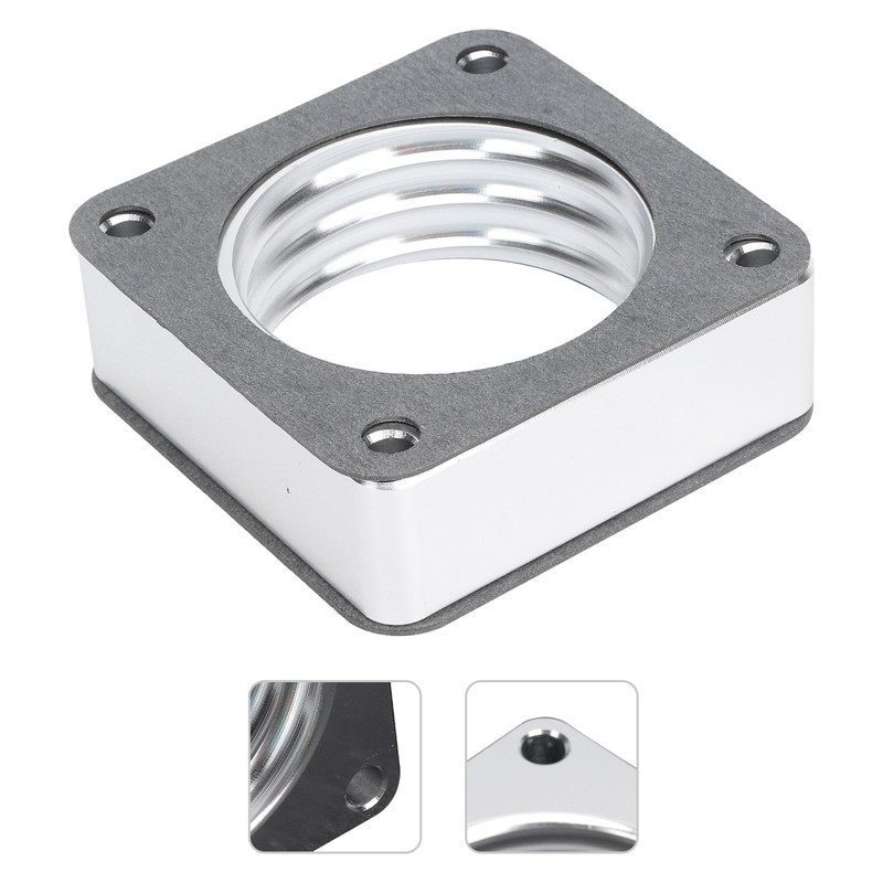 Car Throttle Body Spacer Aluminium Alloy Maintenance Replacement for Jeep
