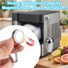 Stainless Steel Ice Scoop for Freezer with Magnetic Hook -