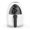 BLACK+DECKER Purify 2-Liter Air Fryer, White/Black, HF100WD