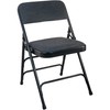 Flash Furniture Advantage Padded Metal Folding Chair 1 Seat, Black