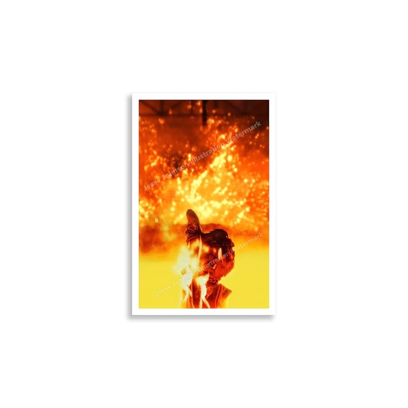 Jesse Johnson Illustration Thumbs Up//Terminator 2 Poster