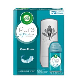 Air Wick Pure Automatic Air Freshener Spray Kit, Gadget+Refill, Ocean Breeze, 5.89 oz, 1 Count