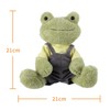 Apricot Lamb Toys Plush Stuffed Toy Frog in Yellow T-Shirt